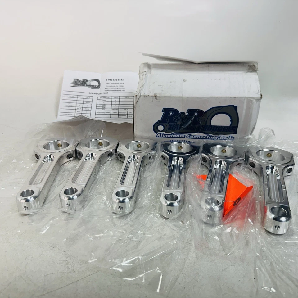 R & R Racing Products Aluminum Connecting Rods For Nissan 4.8L / 18mm - Image 1 of 4
