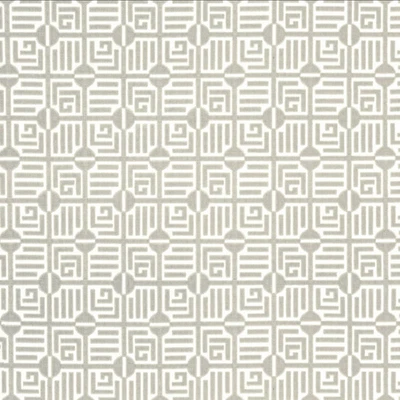 1.125 Yards Thibaut Labyrinth Velvet in Flax - Cotton Upholstery Fabric W713647 - Image 1 of 4