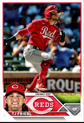 2023 Topps TJ Friedl Cincinnati Reds #558 - Image 1 of 2