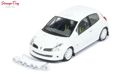 IXO Renault Clio R3C Blanco con Luz Nocturna Extra Bajo Base 1:43 Foto 1 de 4