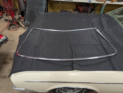 1966 1967  Riviera Eldorado Toronado Windshield Moldings Outside Reveal Trim - Image 1 of 4