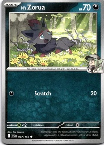 N's Zorua Common SV09: Gemeinsamer Reise 097/159 NM Pokemon - Bild 1 von 2
