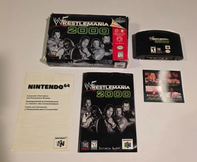 WWF WrestleMania 2000 (Nintendo 64 N64, 1999) ☆ Completo ☆ Foto 1 de 4