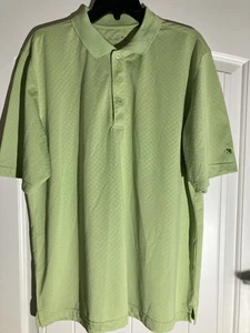 Polo Shirt Mens Green Short Sleeve Arnold Palmer Umbrella Large rn 16575 - Picture 1 of 3
