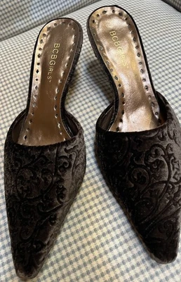 Бархатные мулы BCBGirls Melany Chocolate Ramage — 7 М - Изображение 1 из 4