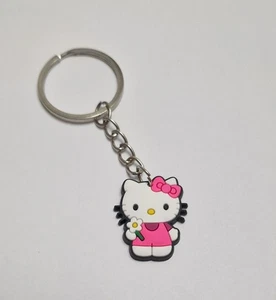 Llavero Hola Gatito Flor Regalo Colgante Llave  - Imagen 1 de 1