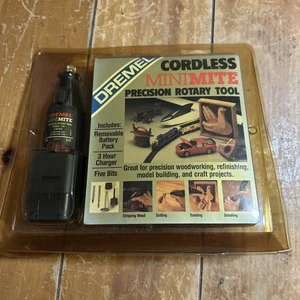 Dremel 750 MiniMite Cordless Precision Rotary Tool & Polishing Bit Set NEW - Picture 1 of 3