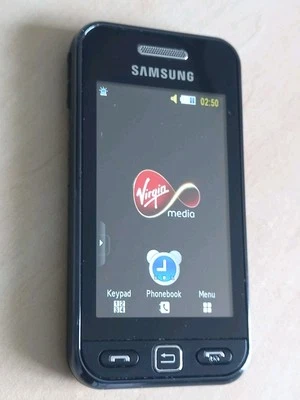 Samsung GT S5230 Mobile Phone Noble Black Virgin Mobile Phone  - Image 1 of 4