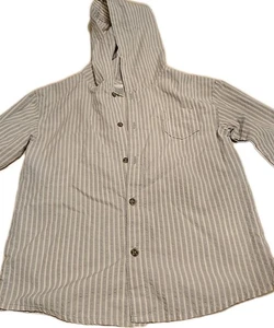 Camisa Manga Larga Con Capucha Rayas Bolsillo 5T Carters Niños - Imagen 1 de 7