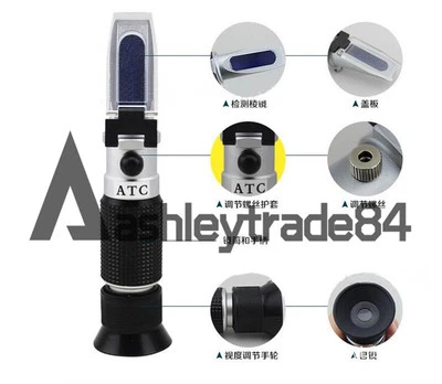 0-28% Salinity Refractometer Salt Tester Sea Water Tester ATC - Image 1 of 3