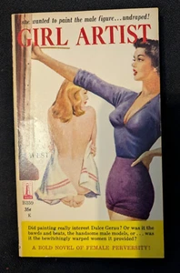 Girl Artist by Ben West Beacon Books B359 Universal Publishing sleaze c1960 - Foto 1 di 4