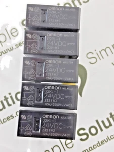 100PCS Lot of G2RL-1- DC24 Omron General Purpose Relays 12 AMP 24VDC - New - Picture 1 of 5