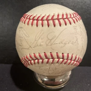 1968 NY Mets Autographed 30 Team Baseball Hodges JSA Certified - Picture 1 of 7