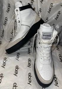 Zapatos de caña alta Shabbies Amsterdam para mujer Euro 38 es EE. UU. talla 8-8,5 blanco/negro/rosa - Imagen 1 de 18