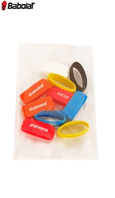 Babolat Tennis Racket Rubber Ring 10ps Random colors Racquet Grip Fix NWT