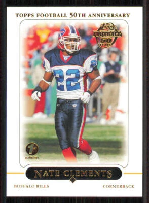 2005 Topps First Edition #299 Nate Clements - Image 1 of 2