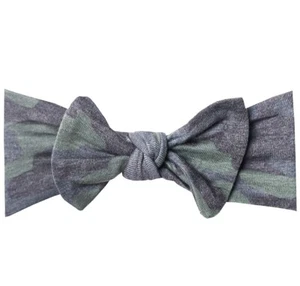 Baby Stretchy Soft Knit Headband Bow “Hunter” by Copper Pearl - Picture 1 of 10