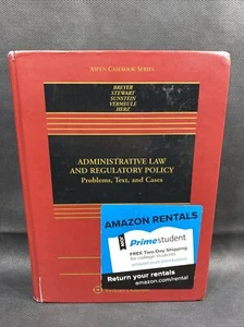 Administrative Law and Regulatory Policy: Eighth Edition by Breyer - Picture 1 of 8