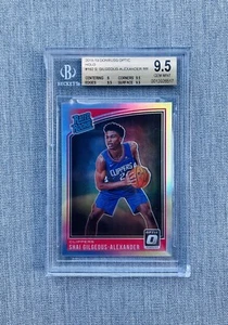2018-19 Donruss Optic Shai Gilgeous-Alexander BGS 9.5 Holo SP Silver Rookie SGA - Bild 1 von 2