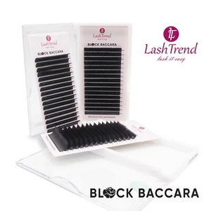 LashTrend BLACK BACCARA B,C,CC,D,DD -Curl Wimpernverlängerung Silk Mink Lashes - Bild 1 von 27