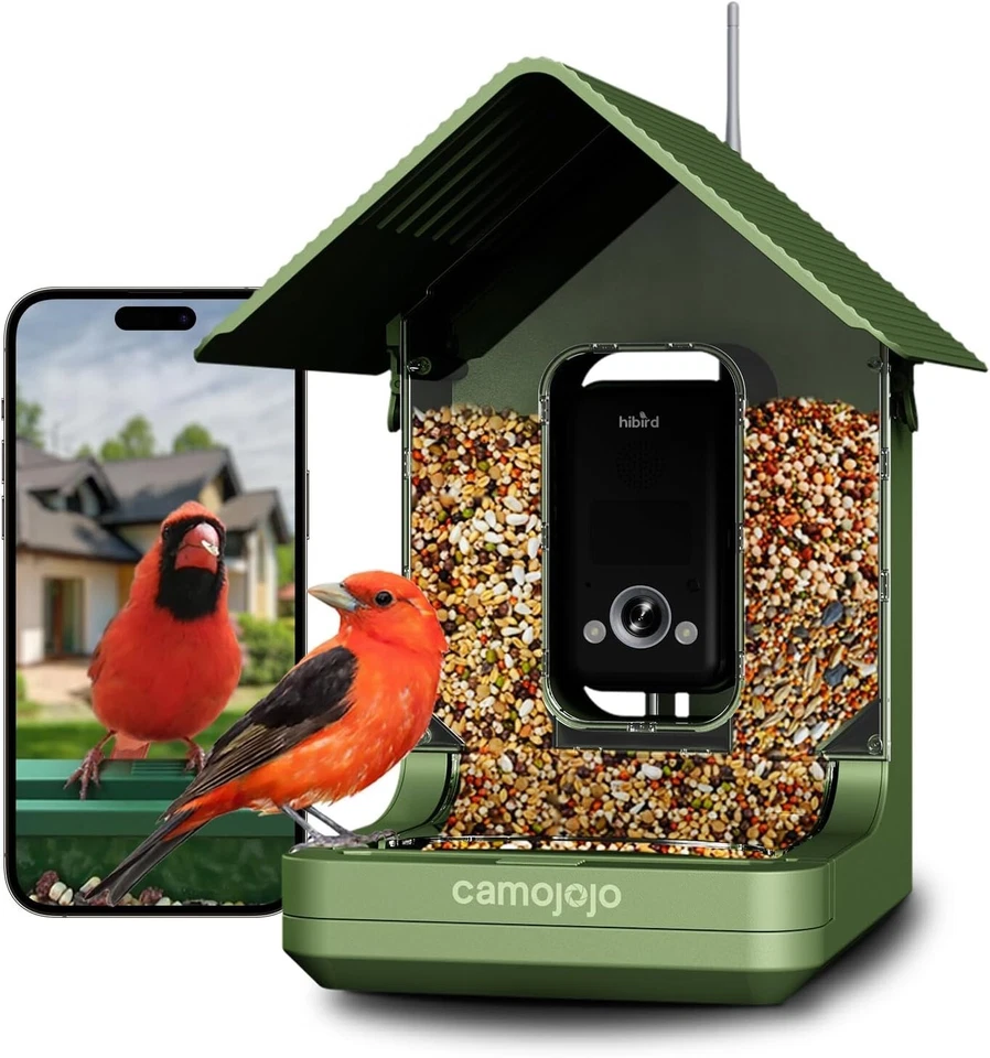 Smart Wireless Bird Feeder with Camera, 32MP Camera, 4K Video, 2.4/5G Wifi, IP66 - Image 1 of 4