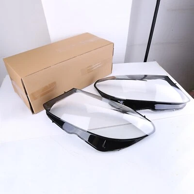 PAR DE FUNDAS LENTE FARO DELANTERO MERCEDES BENZ W205 C180 C200 C260L 2015-2017 Foto 1 de 4