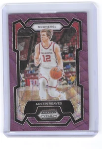 Selecciones de draft Panini Prizm 2024 Austin Reave Purple Wave - Imagen 1 de 2