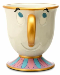 Disney Parks Beauty And The Beast Chip Tea Cup Coffee Mug NEW Original 1st Issue - Picture 1 of 7