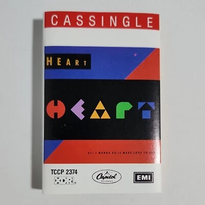 HEART 'All I Wanna Do Is Make Love To You' Cassette Tape Single 1990 AUST. PRESS - Image 1 of 4