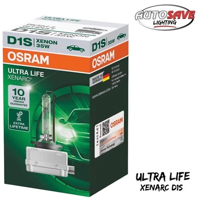 Osram D1S Ultra Life XENARC HID Xenon Upgrade Gas Bulb 66140ULT Single NEW 2022 - Image 1 of 4