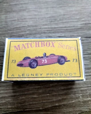 Matchbox Regular Wheels No73 Ferrari Racing Car  - Replica / Copy Box only - Image 1 of 3