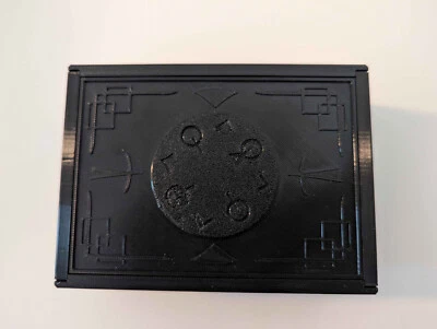 Caja de rompecabezas deslizante de 10 piezas - impresa en 3D, hecha en EE. UU., negra Foto 1 de 4