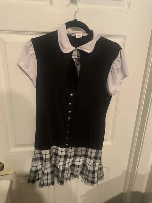 Sexy Night School Girl Costume Adult Size M/L Dress Only - Image 1 of 4