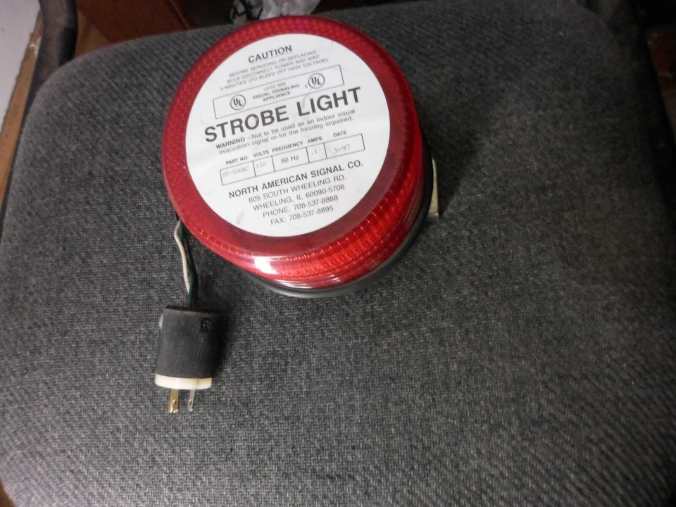 North American Signal Co., ST-500, luces estroboscópicas, 115 AC.  Foto 1 de 1