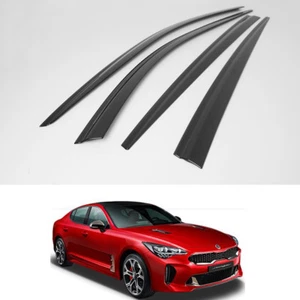 Smoke Window Vent Sun Visors Rain Guards for Kia Stinger 2017~2018+ - Picture 1 of 4