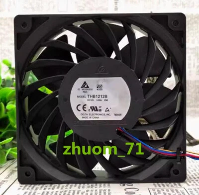 1PC Delta THB1212B 12025 12V 3A 12CM 4-Pin High air volume PWM cooling fan - Image 1 of 4