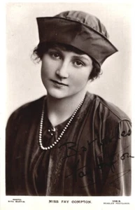 *FOTO AUTOGRAFIADA RARA DE FAY COMPTON JOHN BARRYMORE'S OPHELIA* - Imagen 1 de 1