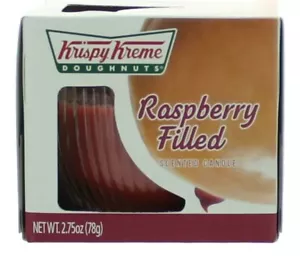 Krispy Kreme Scented Candle 2.75 oz Jar - Raspberry Filled - Picture 1 of 1