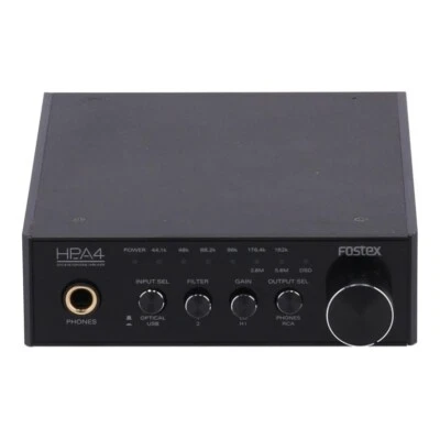 FOSTEX  HP-A4 headphone amplifier D /A converter Black Tested From Japan Used - Image 1 of 4