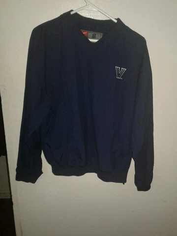 Villanova Wildcats Pullover Windbreaker Jacket  S Navy  Blue Sewn NCAA Cover