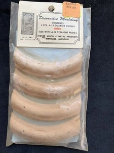 Vintage Furniture A-15 Birch Decorative Moulding Wood Mid Century Deco Parts  - Picture 1 of 4