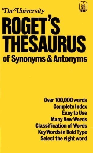 Thesaurus of Synonyms and Antonyms By Peter Mark Roget - Image 1 of 1