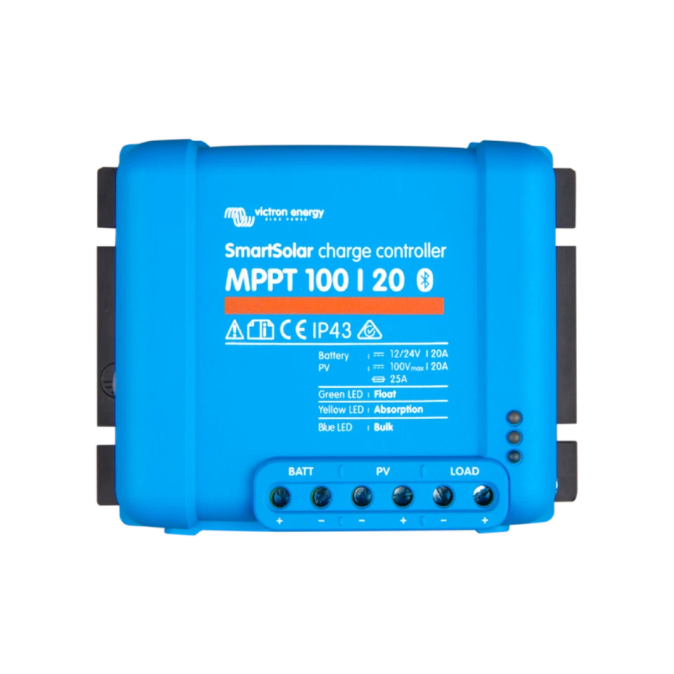  VICTRON SMART SOLAR MPPT 100/20 SOLAR CHARGE CONTROLLER WITH BLUETOOTH (12/24V- - Image 1 of 1