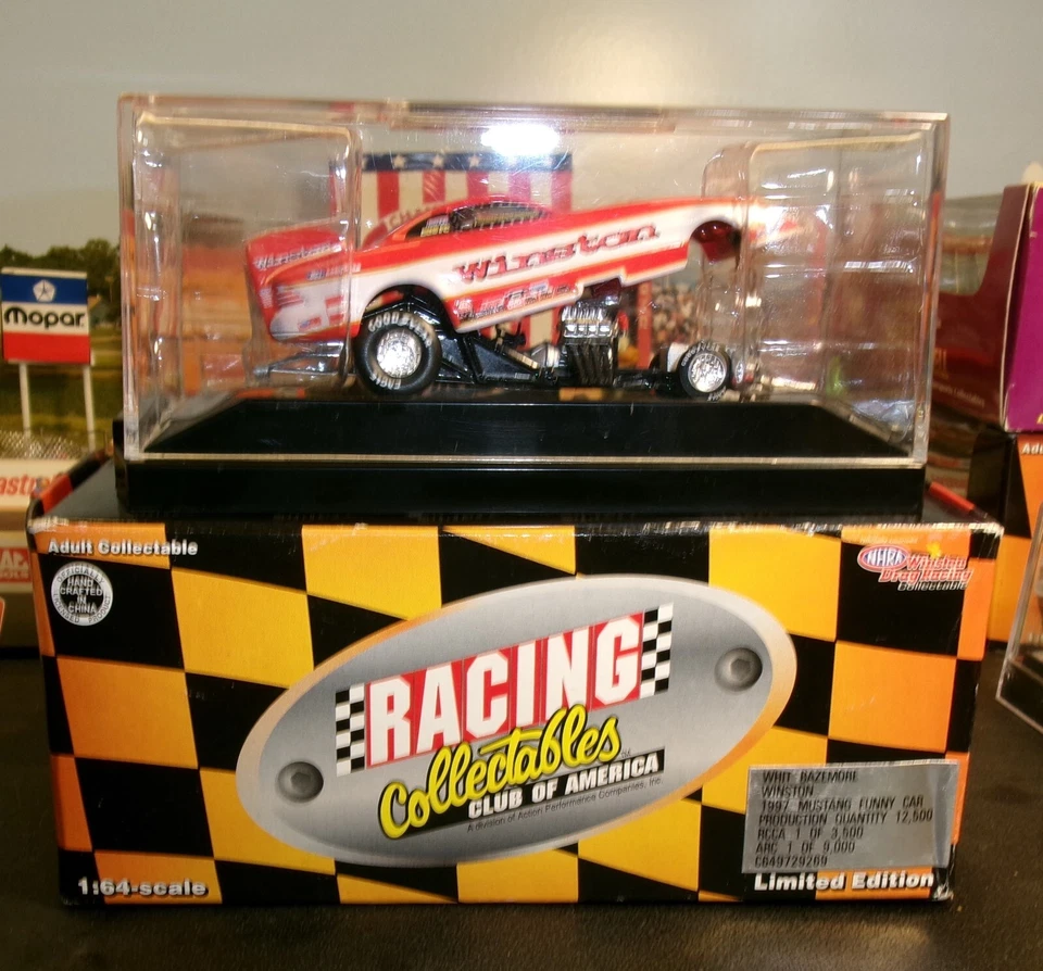 WHIT BAZEMORE 1997 FORD MUSTANG WINSTON NHRA FUNNY CAR ACTION RACING MIB - Image 1 of 4