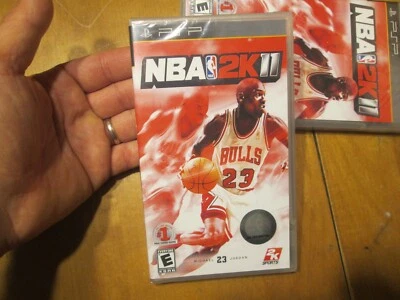 NBA 2K11 PSP PLAYSTATION SONY COVER MICHAEL 23 JORDAN BULLS US EDITION NEW - Image 1 of 4
