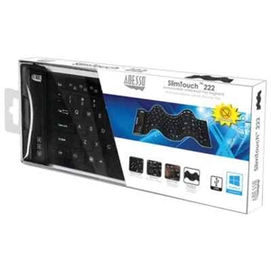 Adesso Flex Keyboard AKB-222UB SlimTouch 222 Antimicrobial Waterproof Rollable - Picture 1 of 16