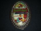 Vintage Budweiser King Of Beers Served By The Pitcher Sign 1970's Plastic