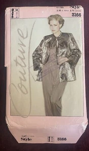 New Vintage Couture Style Cardigan Top Skirt Trousers Suit Sewing Pattern 3166 - Picture 1 of 2