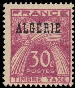 ALGERIA J34 - Sheaves of Wheat "Postage Due" (pb38025) - Picture 1 of 1