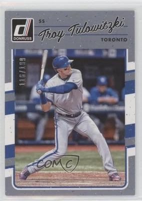 2017 Panini Donruss Gray Border /199 Troy Tulowitzki #169 - Image 1 of 2